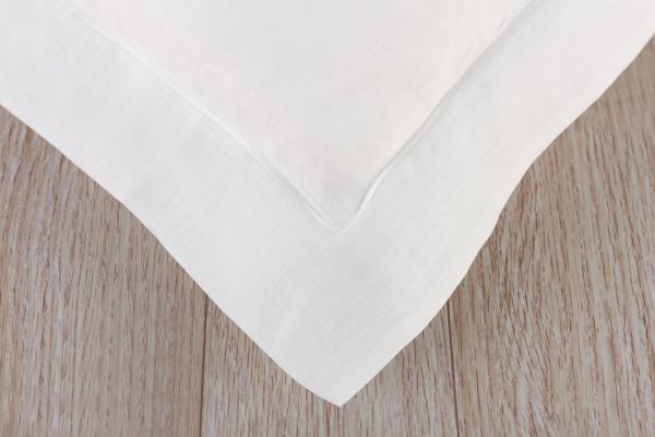White Linen Pillowcase